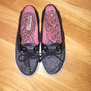 Black Sperry Top Siders